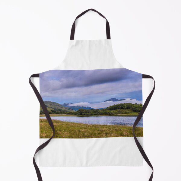 Item preview, Low clouds and mist over Loch Awe at twilight on a summers night designed and sold by SnapTPhotograph.