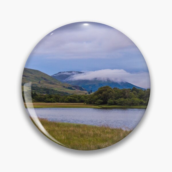Item preview, Low clouds and mist over Loch Awe at twilight on a summers night designed and sold by SnapTPhotograph.
