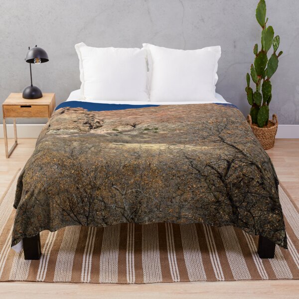 Item preview, Fall mountain woods with rocks, boulders and trees designed and sold by Ventures1.