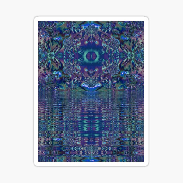Prismal Fantasy, Blue Hue 2 Sticker