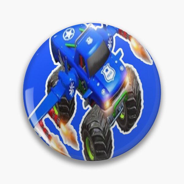 Item preview, Police Monster Truck Stickers designed and sold by Funny beagles.