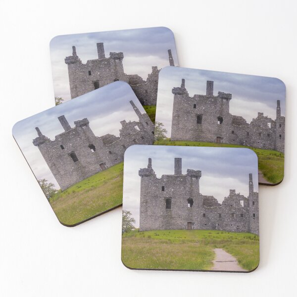 Item preview, Kilchurn Castle, the ruins of a Scottish Castle, at twlight after sun set designed and sold by SnapTPhotograph.