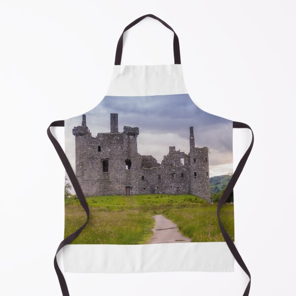 Item preview, Kilchurn Castle, the ruins of a Scottish Castle, at twlight after sun set designed and sold by SnapTPhotograph.