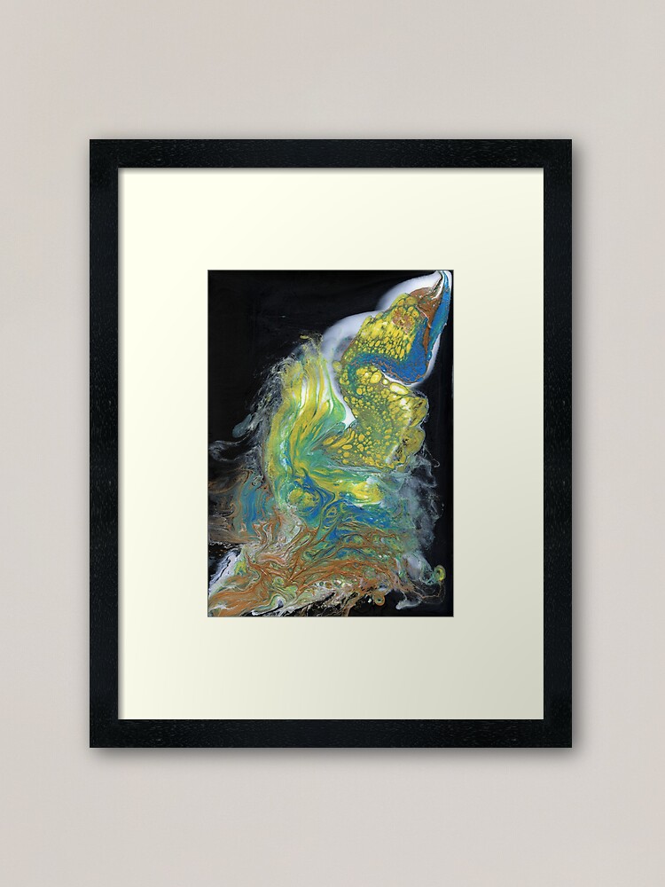 Alternate view of Fairy Fountain Framed Art Print