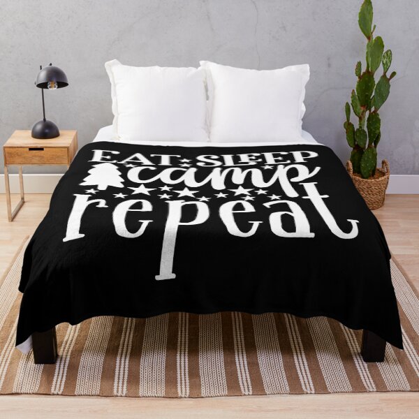 Item preview, Eat Sleep Camp Repeat designed and sold by TooFlyDesign.