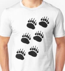 Bear Paw Track Unisex T-Shirt