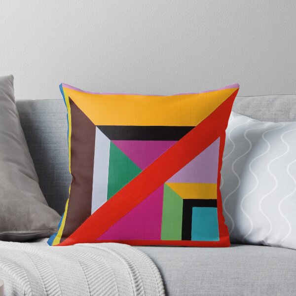 Modern Geometric Designs on everything Throw Pillow