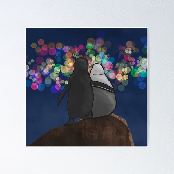 Artikel-Vorschau von Pinguine kuscheln, designt und verkauft von Rainbow-Raccoon.