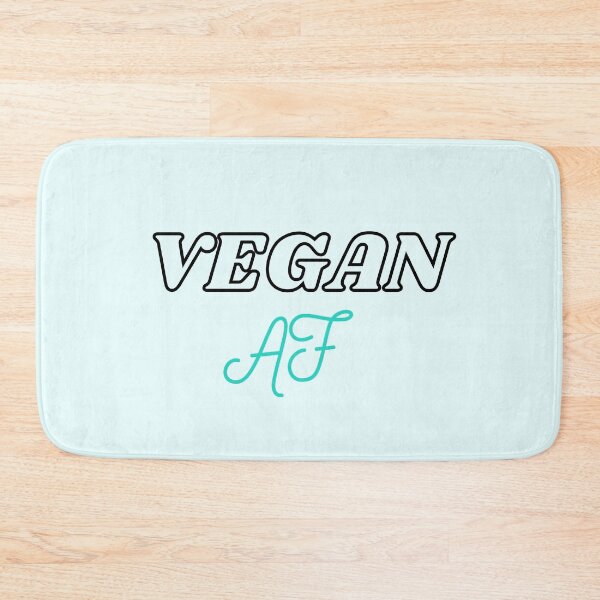 Item preview, Vegan AF Black Text, Veganuary, Vegan Humor, Funny Vegan designed and sold by naturecdesigns.