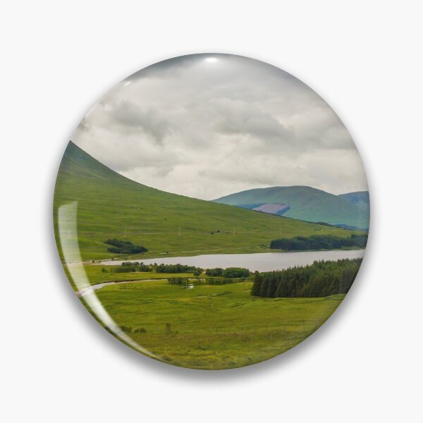 Item preview, A view over Glen Tulla and with Loch Tulla in the background, surrounded by mountains and woodland designed and sold by SnapTPhotograph.