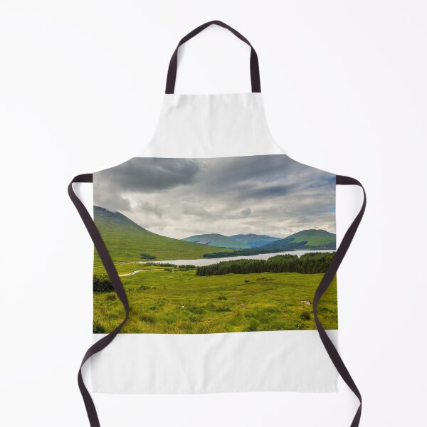 Item preview, A view over Glen Tulla and with Loch Tulla in the background, surrounded by mountains and woodland designed and sold by SnapTPhotograph.