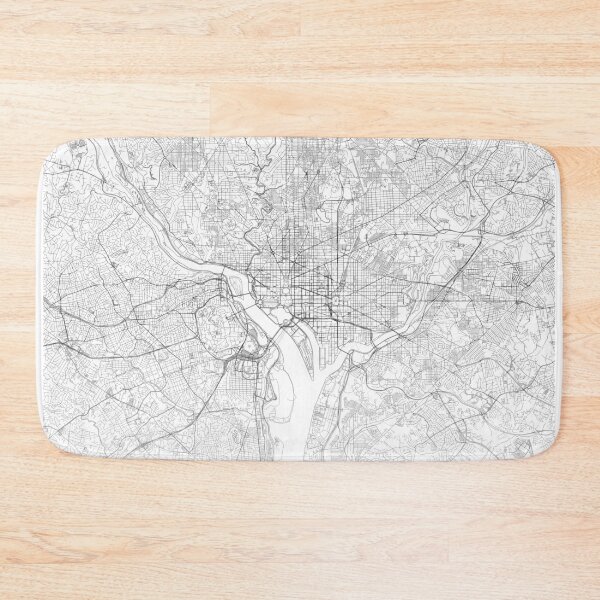 Item preview, Washington D.C. Map, Art Print By LandSartprints designed and sold by LandSartprints.