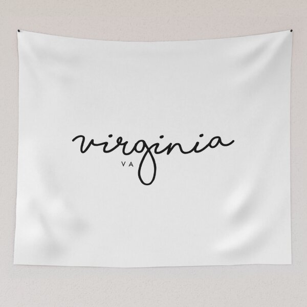 Aperçu de l'œuvre VIRGINIA - USA - VA - UNITED STATES - LETTERING créée et vendue par Tropical Blood.