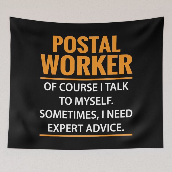 Item preview, Funny Postal Worker Expert Advice Mail Carrier Post Office designed and sold by TooFlyDesign.