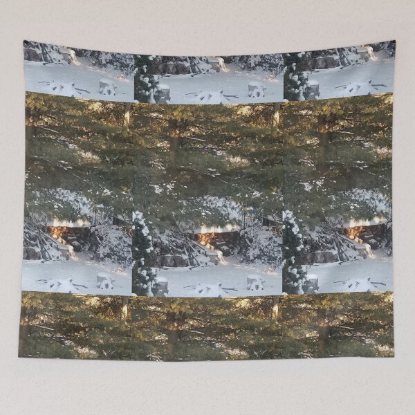 Item preview, Snowy Backyard designed and sold by Ian Wylie.