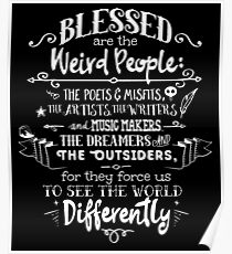 Blessed are the weird people Poster