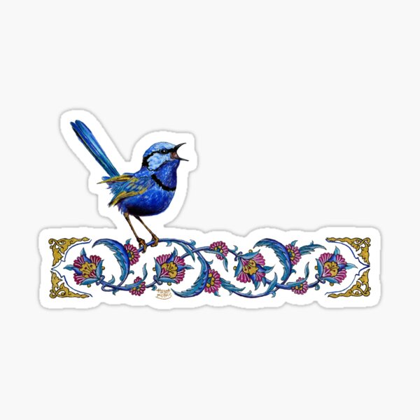 Splendid Fairy Wren Sticker