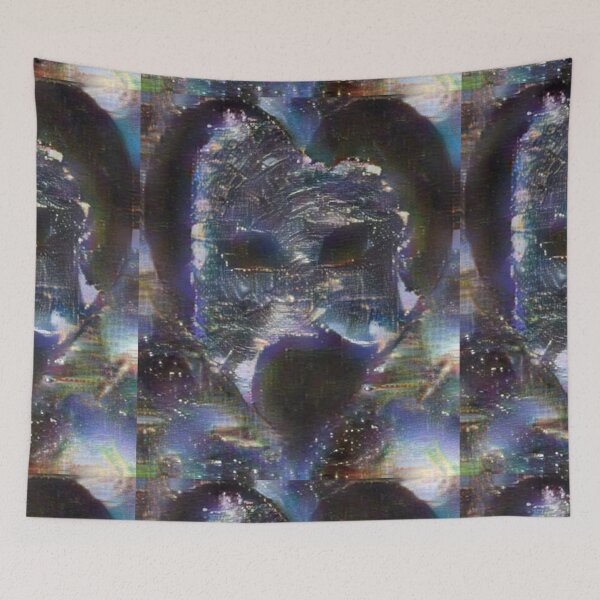 Item preview, Blurry Inter-face gazing into the night designed and sold by StephanieCAD.