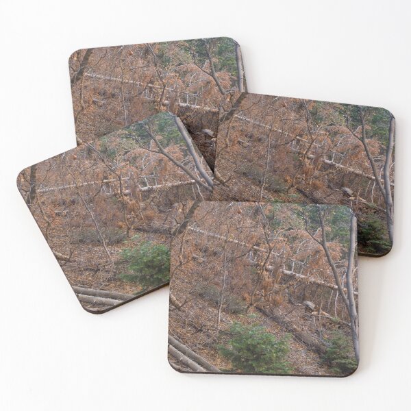 Item preview, Fall mountain woods with rocks, boulders and trees designed and sold by Ventures1.