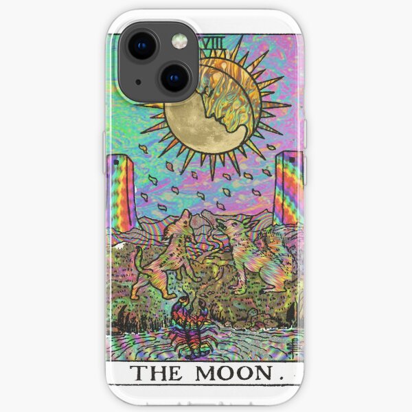 Psychadelic Tarot- The moon iPhone Soft Case