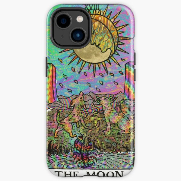 Psychadelic Tarot- The moon iPhone Tough Case
