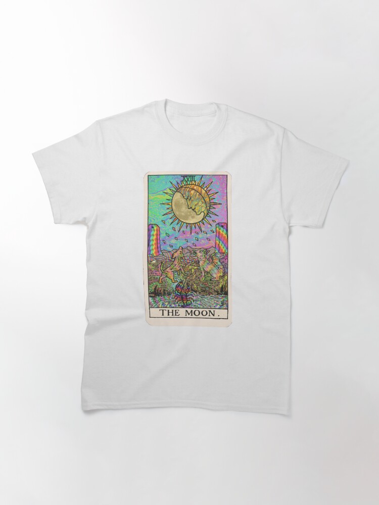 Alternate view of Psychadelic Tarot- The moon Classic T-Shirt