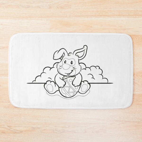 Item preview, Illustration for coloring the Easter bunny holding a easter egg . Ideal for celebratory events and institutional designed and sold by LucianoCosmo.