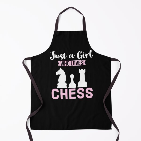 Item preview, Just a Girl Who Loves Chess designed and sold by AnyKitty.