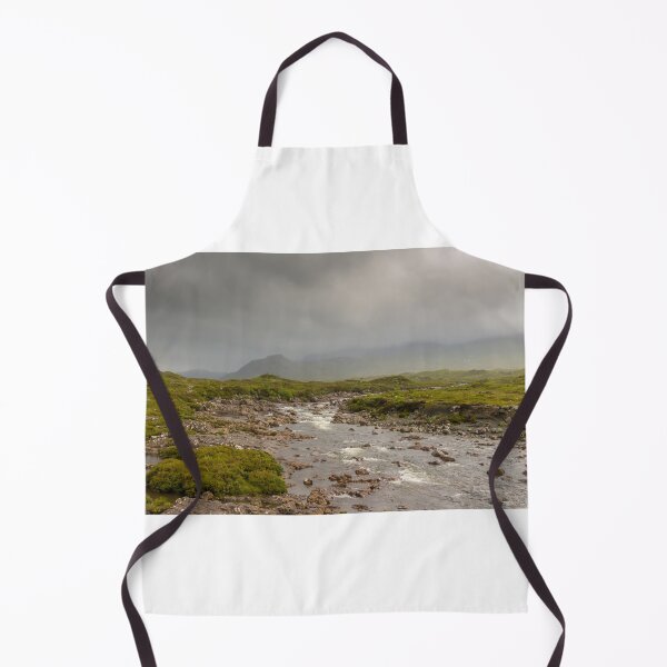 Item preview, A fast flowing Scottish Highland river on a stormy day in the Isle of Skye designed and sold by SnapTPhotograph.