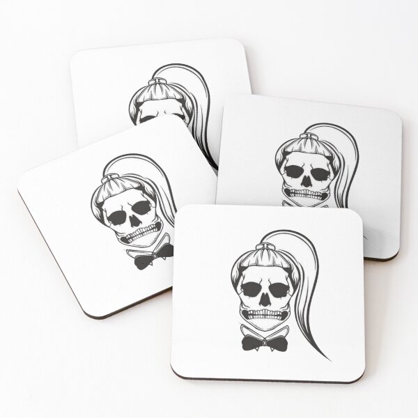 Item preview, Born This Way Skull White and Black designed and sold by AlertStore.