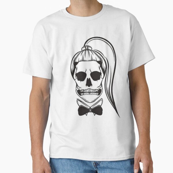 Item preview, Born This Way Skull Blanco y Negro designed and sold by AlertStore.