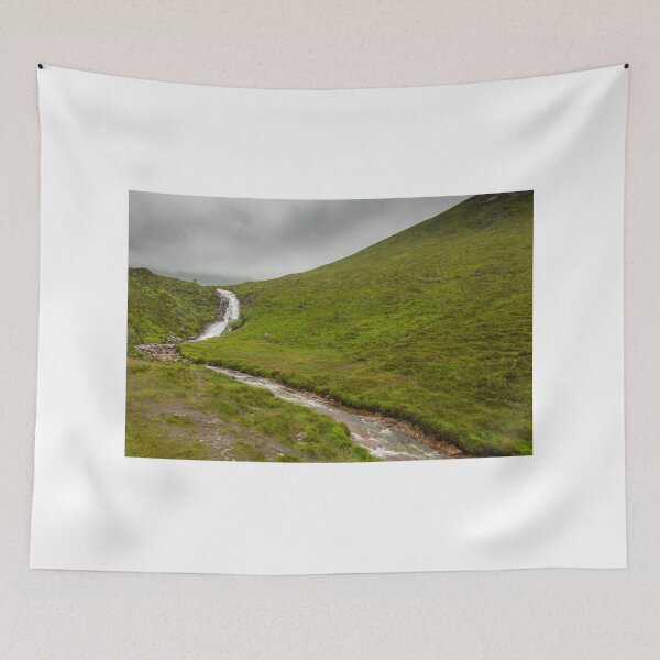 Item preview, A waterfall and fast flowing highland stream on the isle of Skye, Scotland designed and sold by SnapTPhotograph.