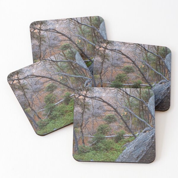 Item preview, Fall mountain woods with rocks, boulders and trees designed and sold by Ventures1.