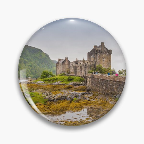 Item preview, Stormy evening clouds over Eilean Donan Castle in the Scottish Highlands designed and sold by SnapTPhotograph.