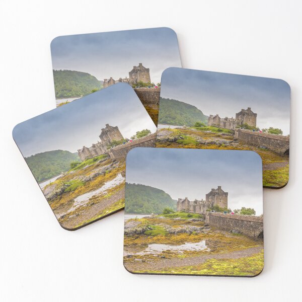 Item preview, Stormy evening clouds over Eilean Donan Castle in the Scottish Highlands designed and sold by SnapTPhotograph.
