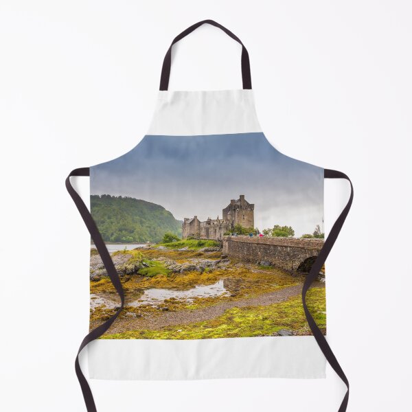 Item preview, Stormy evening clouds over Eilean Donan Castle in the Scottish Highlands designed and sold by SnapTPhotograph.