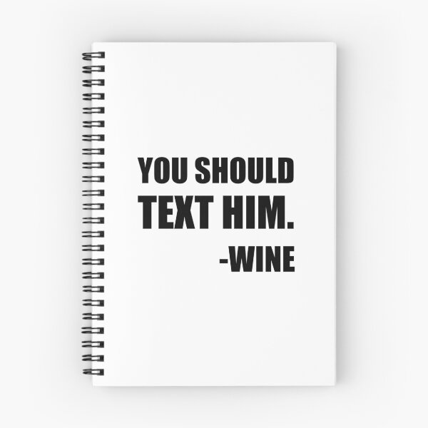Aperçu de l'œuvre se séparer ou se séparer d'un petit ami ou d'une petite amie et sortir à une fête à boire? Wine dit de lui envoyer un SMS. Découvrez cette conception personnalisée drôle sur les t-shirts créée et vendue par TheBestStore.