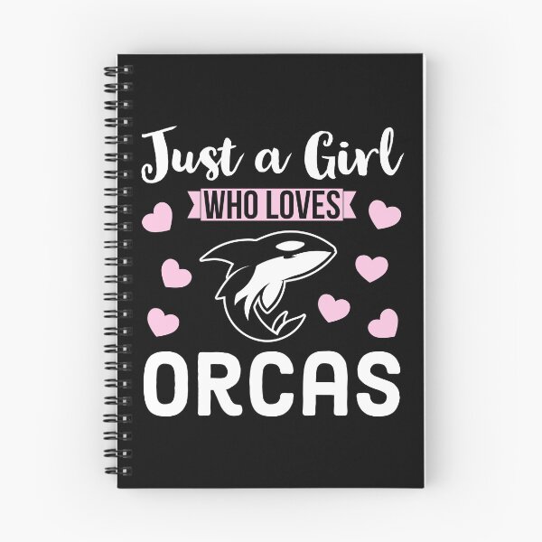 Item preview, Just a Girl Who Loves Orcas designed and sold by AnyKitty.