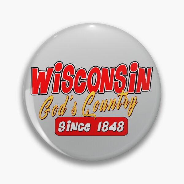 Item preview, Wisconsin God's Country since 1848 designed and sold by crushshirts.