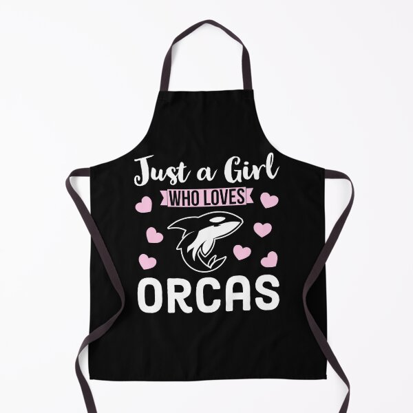 Item preview, Just a Girl Who Loves Orcas designed and sold by AnyKitty.