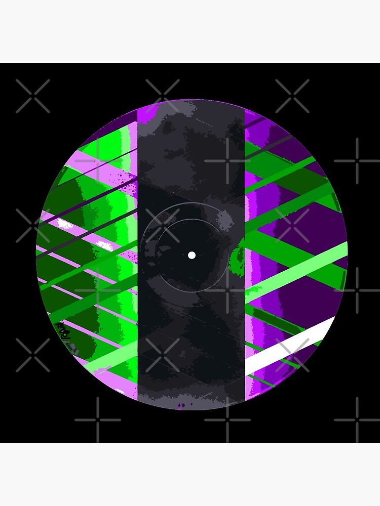 Purple & Green 90s Lines by that5280lady