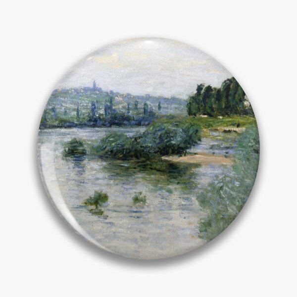 Item preview, Claude Monet  French Impressionist Painting The Seine at Lavacourt Phone Case Coffee Mug Mask Shirt designed and sold by bwestland.