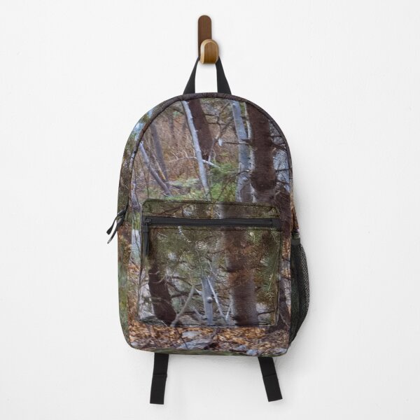 Item preview, Fall mountain woods with rocks, boulders and trees designed and sold by Ventures1.
