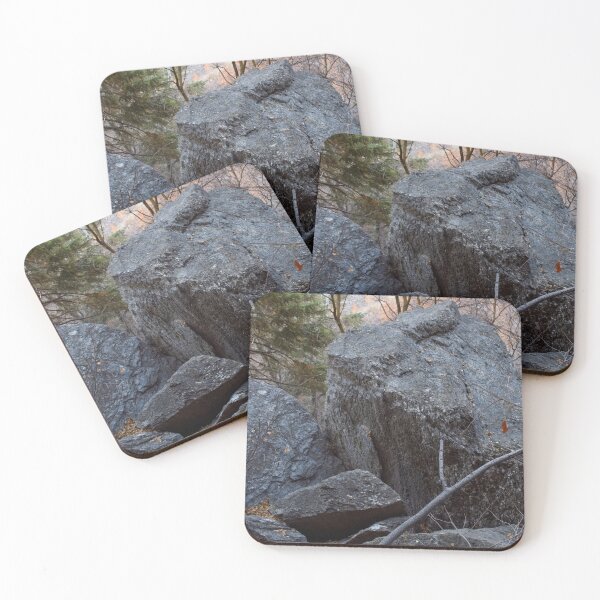 Item preview, Fall mountain woods with rocks, boulders and trees designed and sold by Ventures1.