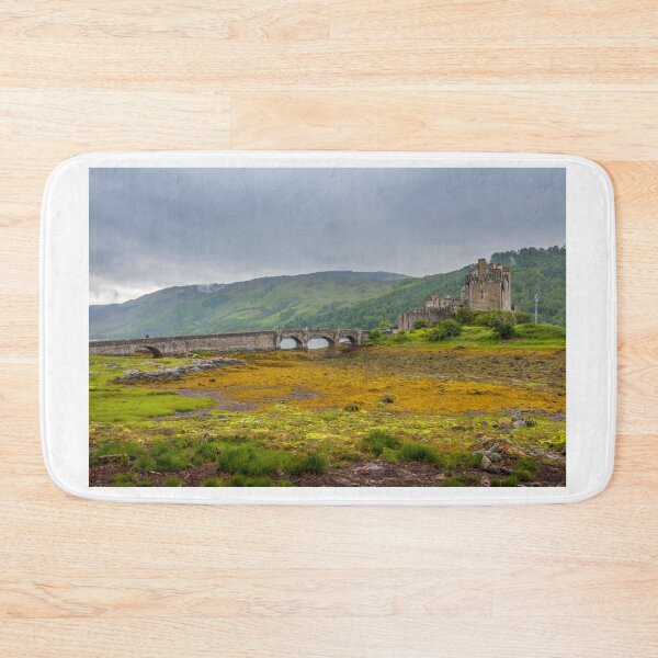 Item preview, Looking out to Eilean Donan Castle on an overcast day in the Scottish highlands. designed and sold by SnapTPhotograph.