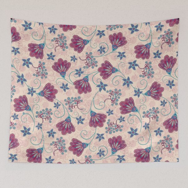 Item preview, Linoleaf Jacobean designed and sold by Mary McMurrer.