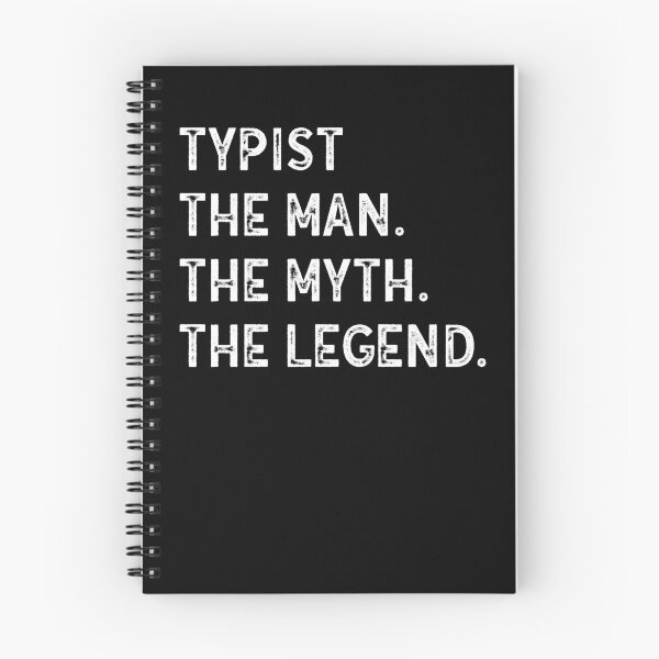 Item preview, TYPIST The Man The Myth The Legend designed and sold by anass002.