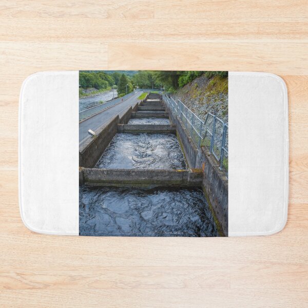 Item preview, Pools or chambers with flowing water in the salmon ladder at Pitlochry dam designed and sold by SnapTPhotograph.