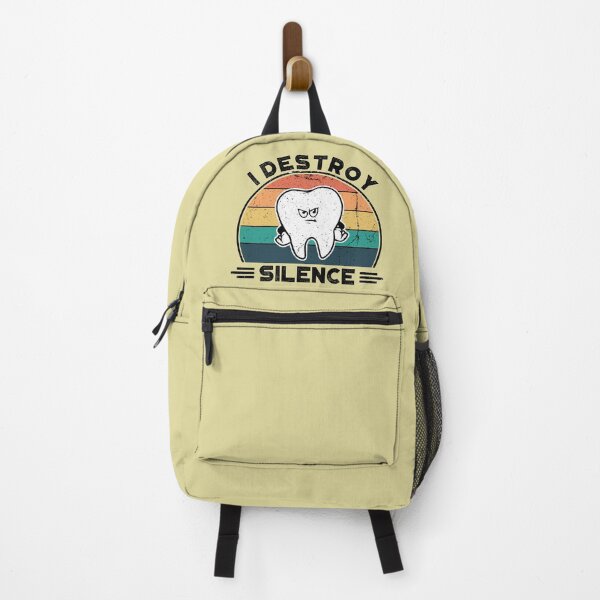 Item preview, Destroy Silence, Perfect Funny Dentist Gift Idea, Distressed Retro Vintage designed and sold by Van-Tees.