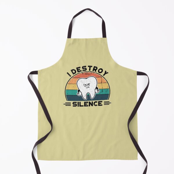 Item preview, Destroy Silence, Perfect Funny Dentist Gift Idea, Distressed Retro Vintage designed and sold by Van-Tees.